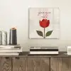 Roos - Rood - Bloem - Valentijn plexiglas 5mm klein -sfeer1