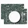 Terrazzo -  Patroon - Kleurrijk - Groen Placemat vinyl groot 368 -zzsfeer2_Kitchenyeah-website