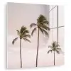 Palmbomen - Zonsondergang - Roze plexiglas 5mm klein -zzzproduct_nieuw