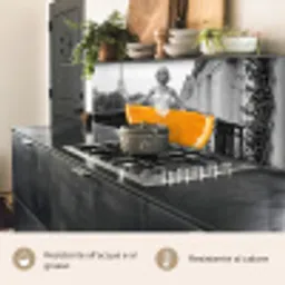 Sinaasappel - Eiffeltoren - Vrouw keuken achterwand 2 middel -usp_IT