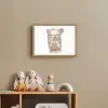 Beer - Dier - Bosdieren Light Box met batterij (Wandlamp kind) middel -sfeer2_kind