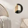 Geometrische - Vormen - Wit Wandcirkel behangsticker klein -sfeer4