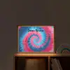 Spiraal - Roze - Blauw Light Box met batterij (Wandlamp kind) middel -sfeer1_kind