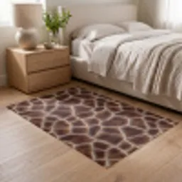 Giraf - Vacht - Bruin Vloerkleed Rechthoek klein 1091 -atmosphere_sfeer3_global