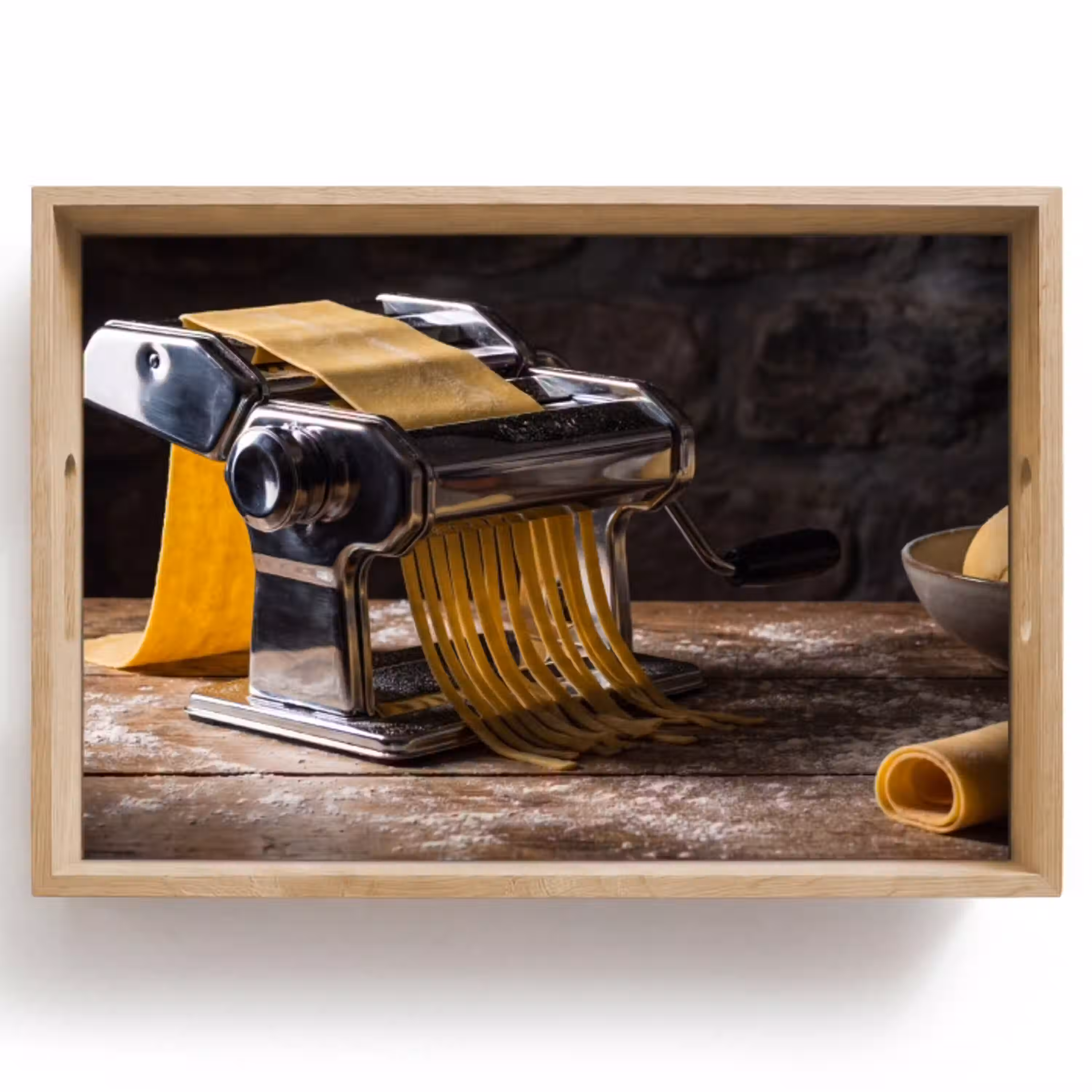 Pasta - Vers - Koken Dienblad Rechthoek middel -z3d_shopping