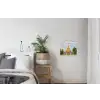 Boeddha - Buddha beeld - Goud - Religie textielposter latten blank klein -woonkamer