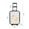 Walvis in pastel beige kleuren Kinderkoffer - Zwart klein -productfoto_formaten