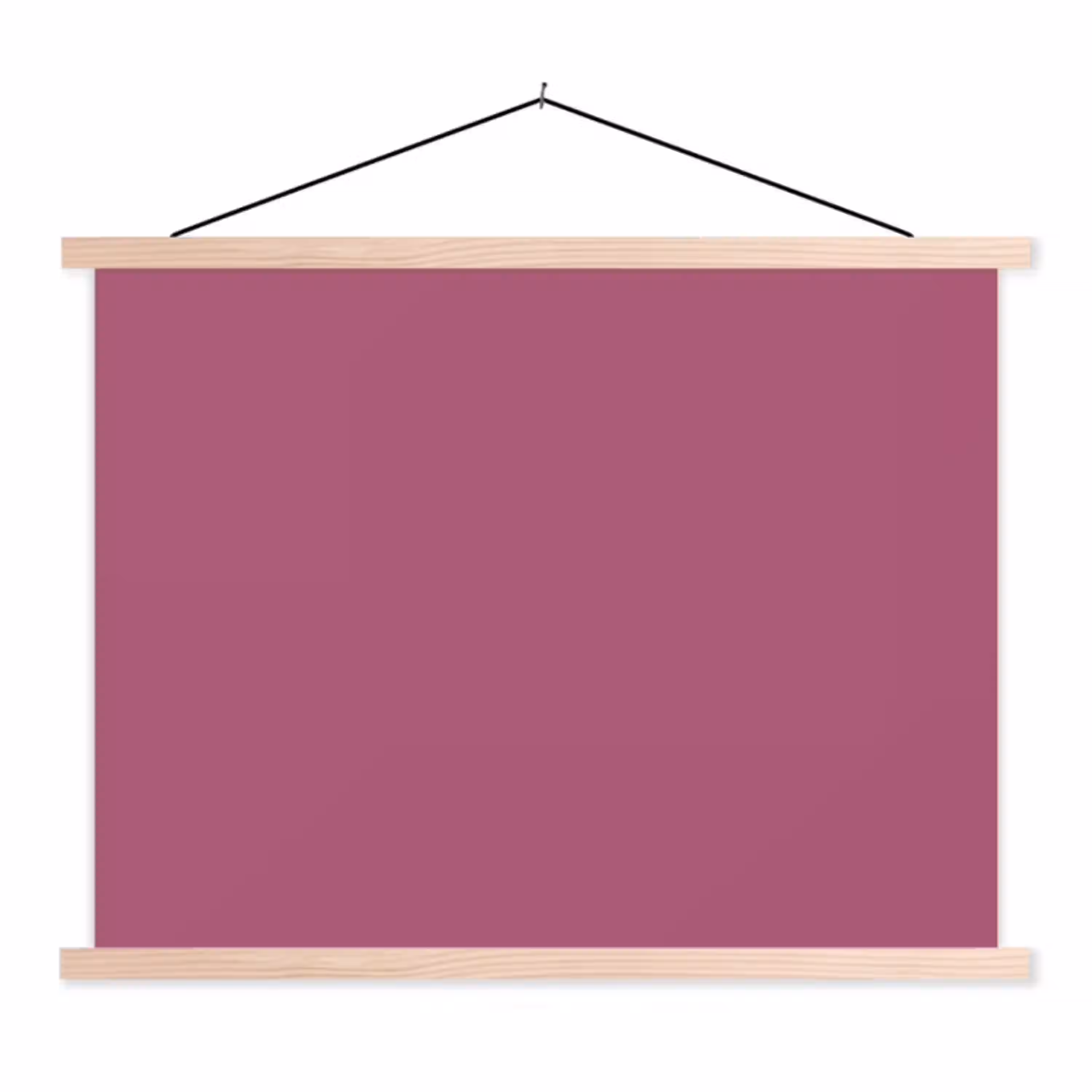Berry - Roze -Pink textielposter latten blank klein 122 -3d
