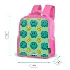 All smiles groen Kinderrugzak - Roze middel -productfoto_formaten