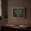 Pizzapunt - Toppings - Krijttekening Light Box met batterij (Wandlamp) middel -sfeer1