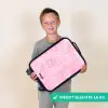 Roze glitter hartjes Kinderkoffer - Zwart klein -sfeer4_NL