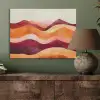 Abstract - Landschap - Golven PET vilt klein -sfeer2