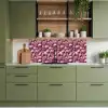 Roze - Glanzende - Stenen keuken achterwand 2 middel 871 -sfeer3