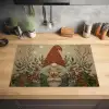 Kerstgnome - Konijntjes - Kleurrijk Inductie beschermer vinyl 3mm klein -sfeer5