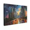 Auto - Skyline - Zon - Blauw canvas 2cm klein -z3d