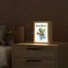 Schildpad - Water - Groen Light Box met kabel (Kinderlampje) klein -sfeer1_kind