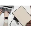 Licht - Beige - Kleuren - Kleur - Effen laptophoes neopreen klein 279 -bureau