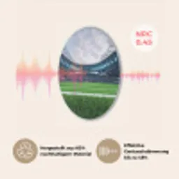 Voetbal - Stadion - Sport - Groen Akoestische PET Vilt - Rond klein -USP_DE