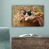 Kat - Bloemenprint - Rieten mand canvas 2cm klein -sfeer4