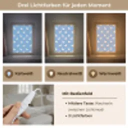 Ganzen - Elegant - Blauw Light Box met kabel (Tafellamp) klein 925 -USP_lichtkleurDE