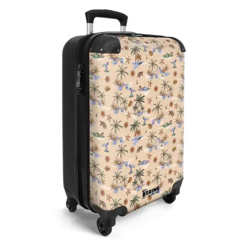 Vakantie eiland print NBS - Handbagage koffer - Kinderen Unisex middel -productfoto_3d