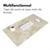 Lichtbeige - Marmer - Aders Muismat XXL klein 681 -zsfeer4_frans