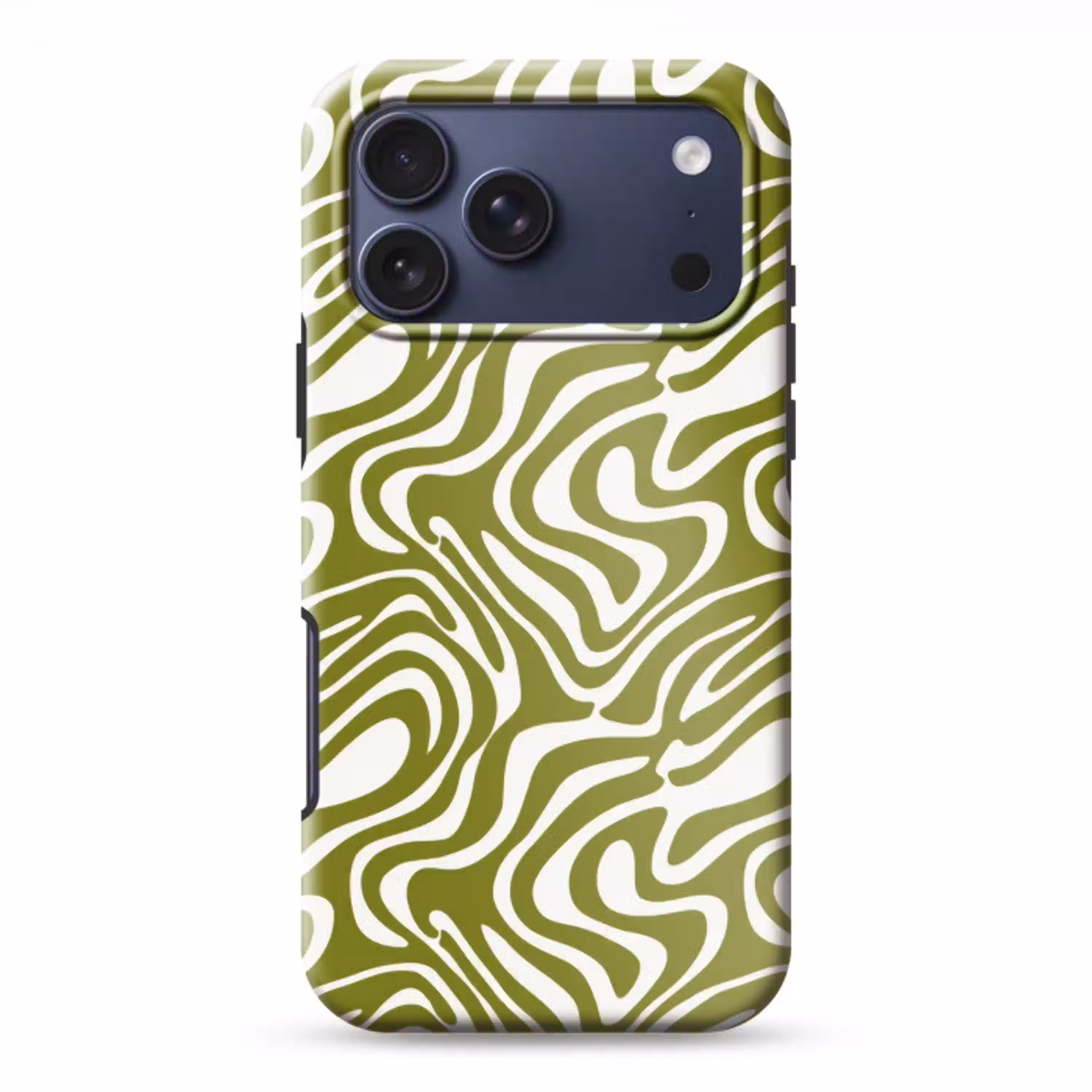 Lijnpatroon - Groen - Organisch Toughcase MagSafe Apple iPhone 17 Pro Max klein 1019 -3d