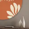 Oranje - Wijntje - Quote Akoestische PET Vilt - Rond klein -sfeer5_closeup