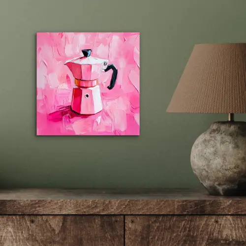 Roze - Verf - Coffee aluminium wit klein -sfeer2