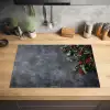 Winter - Hulst - Kerst - Beton Inductie beschermer vinyl 3mm klein -sfeer5