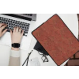 Oosters - Bloemen - Terracotta laptophoes neopreen klein 279 -bureau