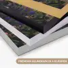 Doorkijk - Landschap - Bloemen - Rozenboog - Natuur Textielframe zwart klein -USP_kleurenNL
