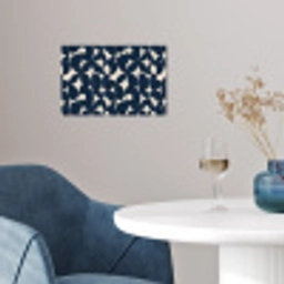 Modern - Geometrisch - Blauw poster papier klein 62 -sfeer3