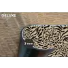 Giraf - Zebra - Motief - Bruin Placemat vinyl groot 368 -closeup