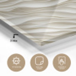 Golven - Wit - Minimalistisch plexiglas 5mm klein 11 -sfeer2