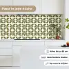 Botanisch - Retro - Groen keuken achterwand 2 middel 871 -sfeer4_DE
