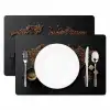 Wereldkaart - Espresso - Zwart Placemat vinyl groot -zzsfeer2_Kitchenyeah-website