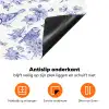 Birds - Flowers - Blue Inductie beschermer vinyl 3mm klein 276 -zzzzzzz-td-onderkant