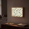 Vissen - Klassiek - Groen Light Box met batterij (Wandlamp) middel 907 -sfeer1