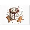 Chocomel - Decoratie - Koek - Winter - Kerst tuinposter los doek groot -3d