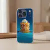 Pannenkoeken - Steentjes - Glitter - Slagroom Telefoonhoesje iPhone 17 Pro klein -sfeer2