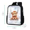 Hennie hooglander Rugzak - Zwart middel -productfoto_formaten