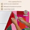 Kleurvakken - Recht - Rond - Abstract keuken achterwand spatscherm klein -spatscherm_NL