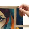 Portret - Abstract - Vormen Light Box met batterij (Wandlamp) middel -USP_websiteprintNL