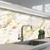 Marmer - Goud - Structuur keuken achterwand 2 middel 871 -3d_schuin