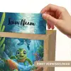 Schildpad - Dolfijn - Oceaan Light Box met kabel (Kinderlampje) klein -USP_websiteprintNL