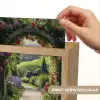 Doorkijk - Tuinboog - Bloemen - Natuur - Pad Light Box met kabel (Wandlamp) klein -USP_websiteprintNL