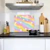 Madeliefjes - Kleurrijk - Pastel - Vrolijk Inductie beschemer met haakjes middel -sfeer2