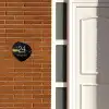 Gouden verfspatten - Klassiek Naambord Organisch middel -sfeer3