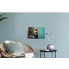 Melkmeisje - Amandelbloesem - Van Gogh - Vermeer - Schilderij - Oude meesters Muursticker klein -plant